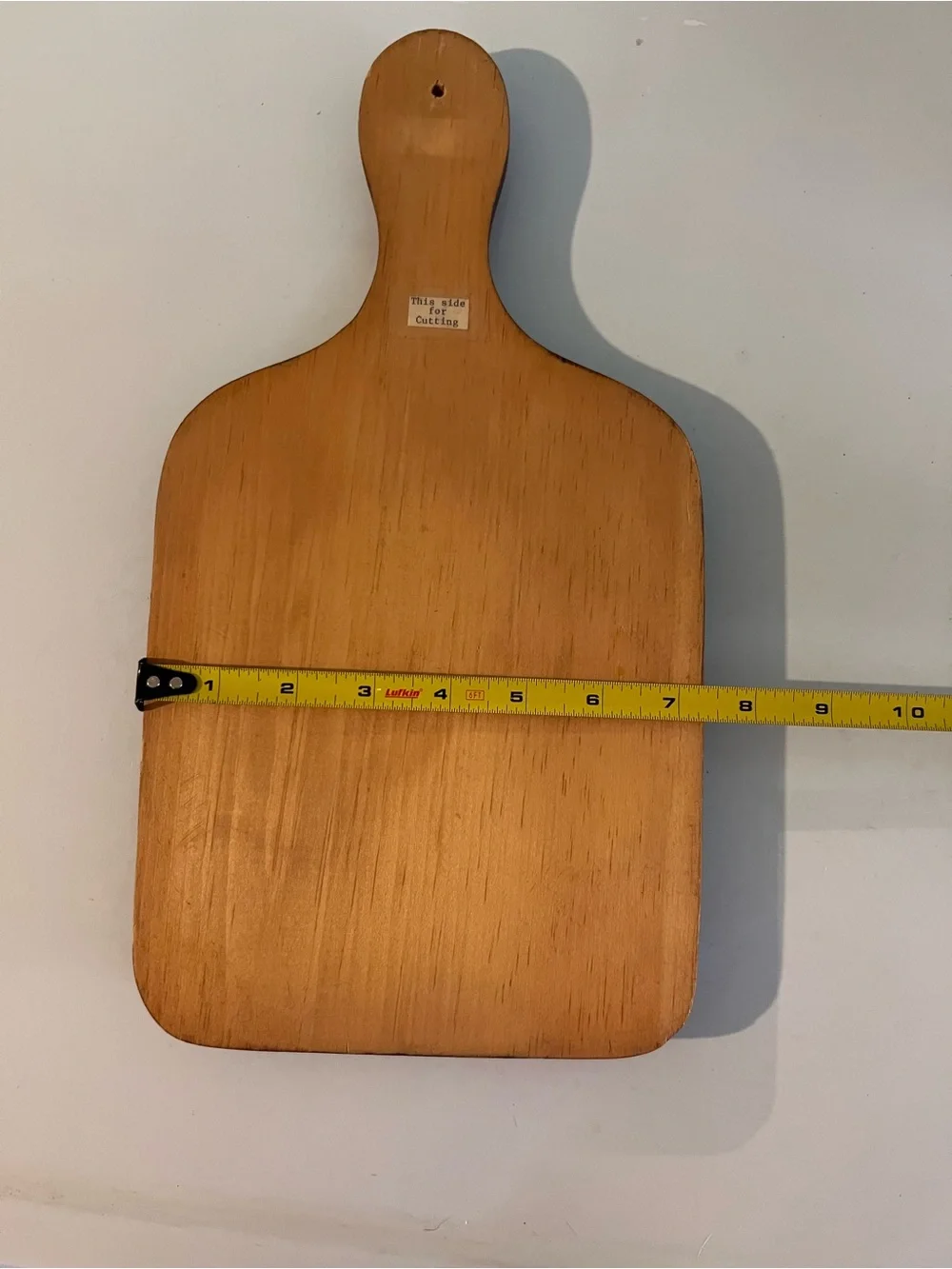 Vintage Hand-Painted Wooden Daisy Cutting Board